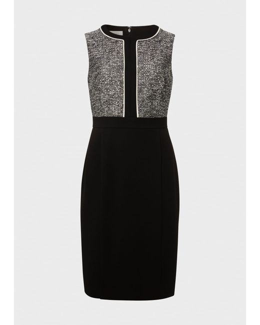 Hobbs Black Brienna Shift Dress
