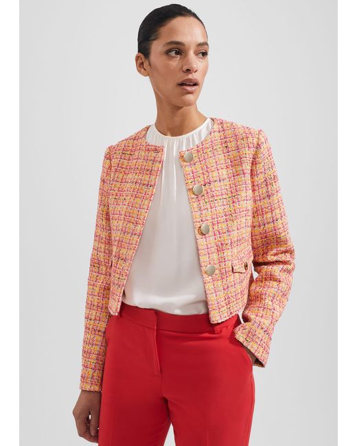 Hobbs Red Claire Jacket