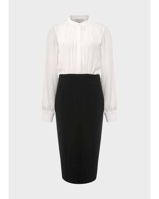Hobbs White Bella Dress