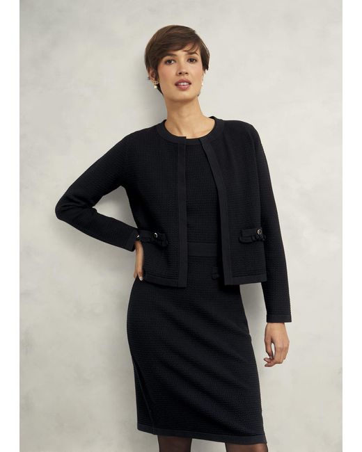 Hobbs Black Petra Knitted Jacket
