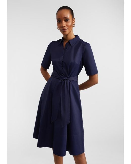 Hobbs Blue Brielle Dress