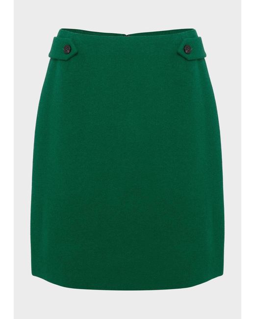 Hobbs Green Maeve Wool Skirt