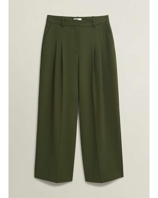 Hobbs Green Alya Wide Trousers