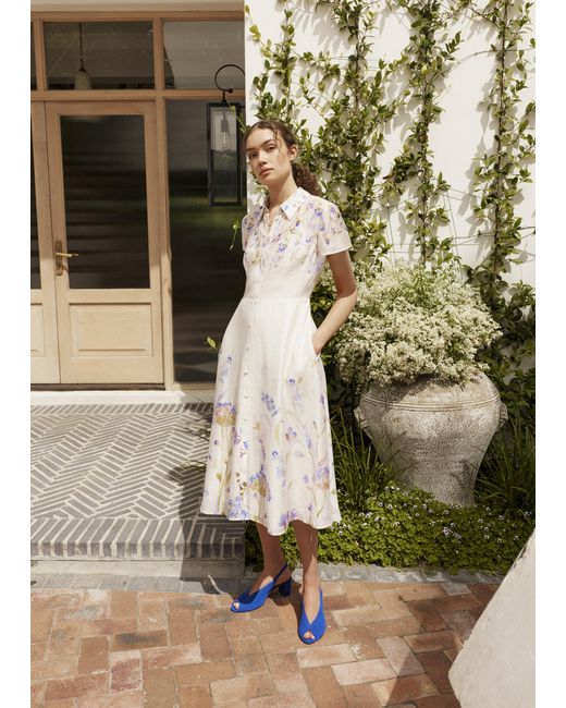 Hobbs Natural Grosvenor Shirt Dress
