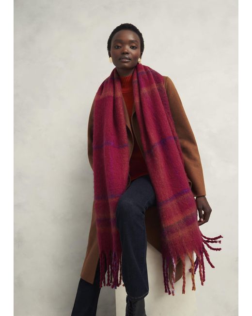 Hobbs Red Helen Scarf