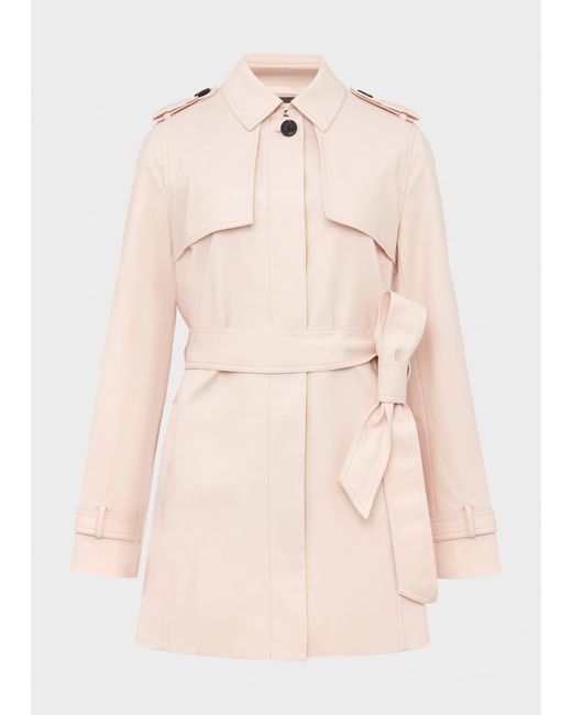 Pink macs top and trench coats