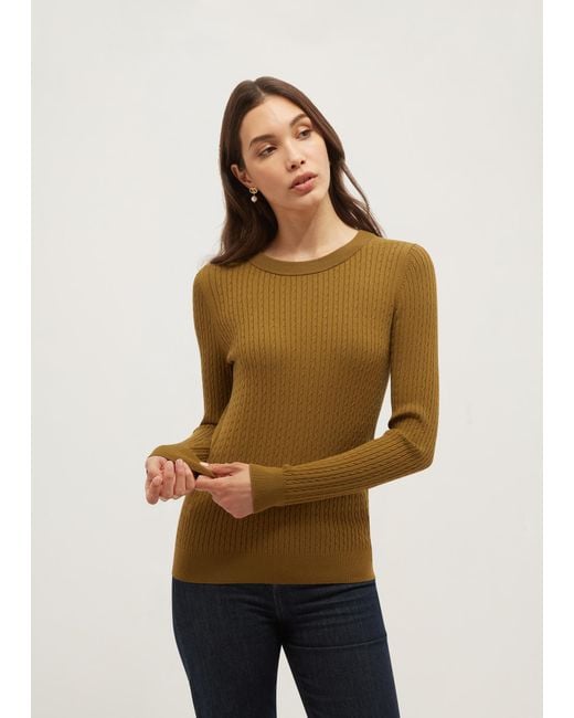 Hobbs Natural Iris Cable Jumper