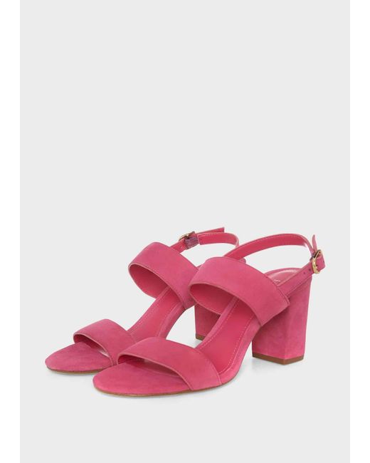 Hobbs Pink Blake Heeled Sandal