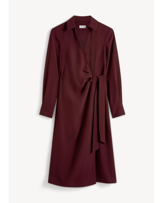 Hobbs Red Arabella Dress