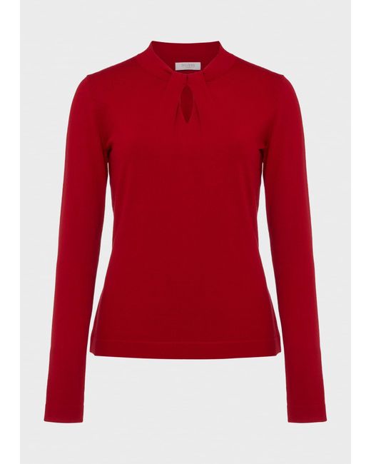 Hobbs Red Effie Jumper