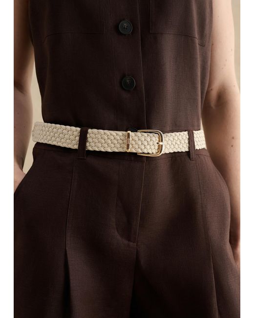 Hobbs Natural Nima Woven Leather Belt