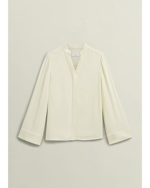 Hobbs Brown Buttermere Blouse