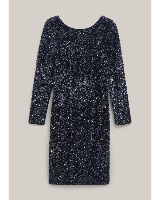 Hobbs Natural Sawyer Sequin Dress