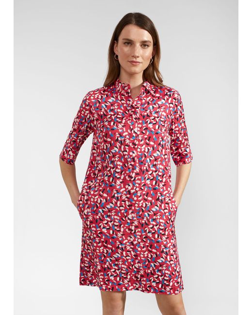 Hobbs Red Marciella Dress