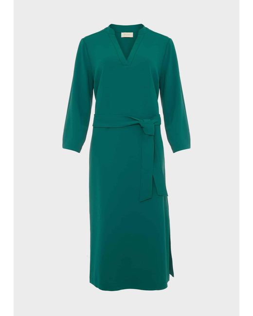 Hobbs Green Kirsty Belted Dress