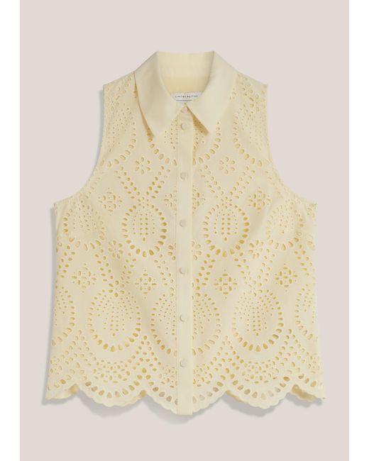 Hobbs Natural Brookshire Embroidery Top