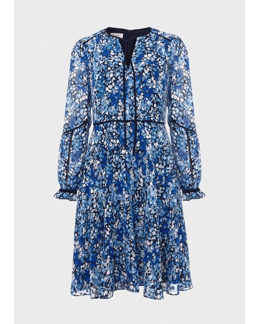Hobbs Blue Sasha Dress