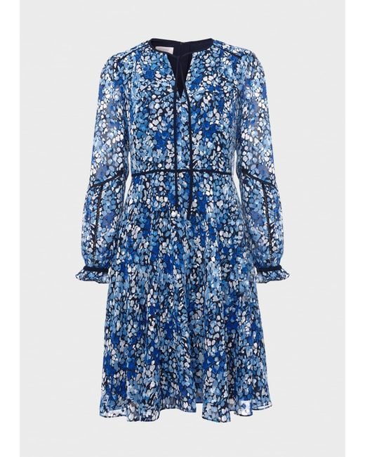 Hobbs Blue Sasha Dress