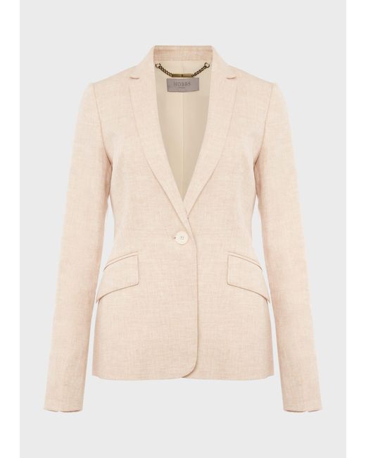 Hobbs Natural Ivana Linen Jacket