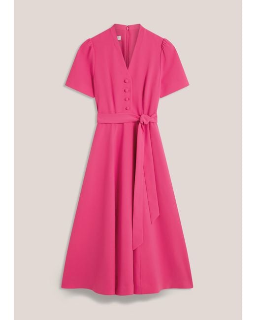 Hobbs Pink Lillie Dress