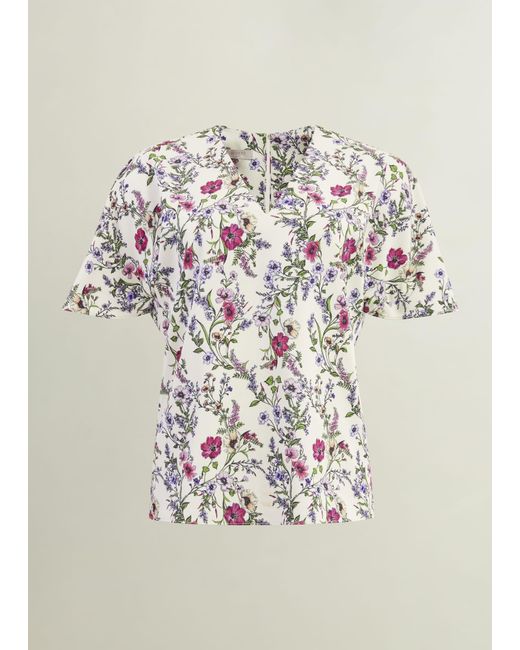 Hobbs Natural Gigi V Neck Top