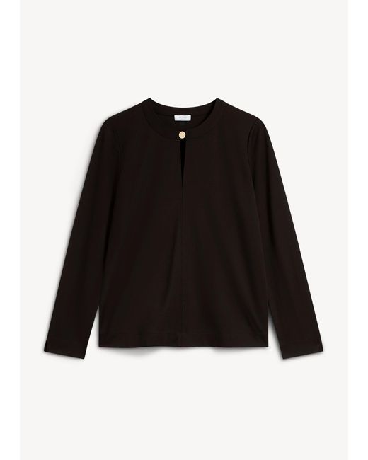 Hobbs Black Janey Ponte Tunic Top