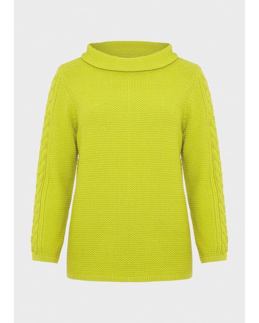 Hobbs Green Camilla Cotton Jumper