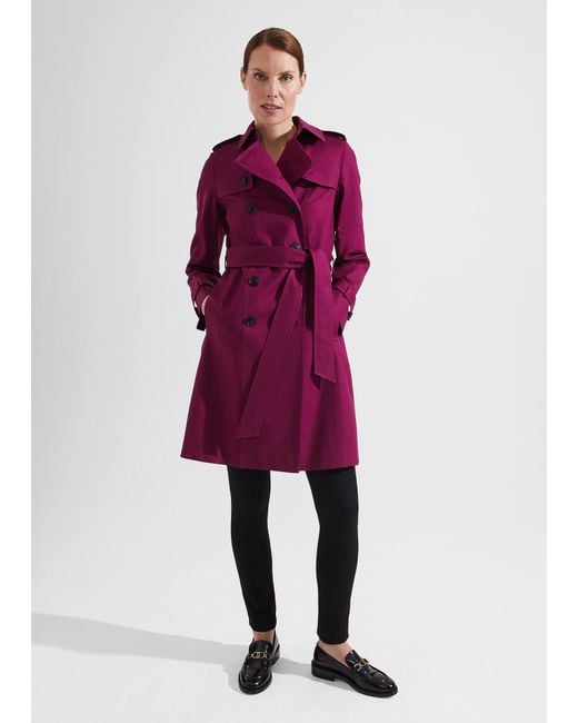 Hobbs red trench coat best sale