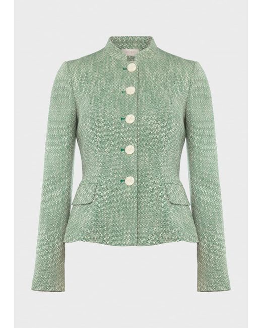 Hobbs Green Farren Tweed Jacket