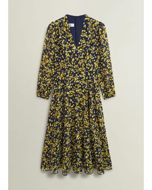 Hobbs White Petite Aurora Dress