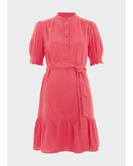 Hobbs Red Iza Dress