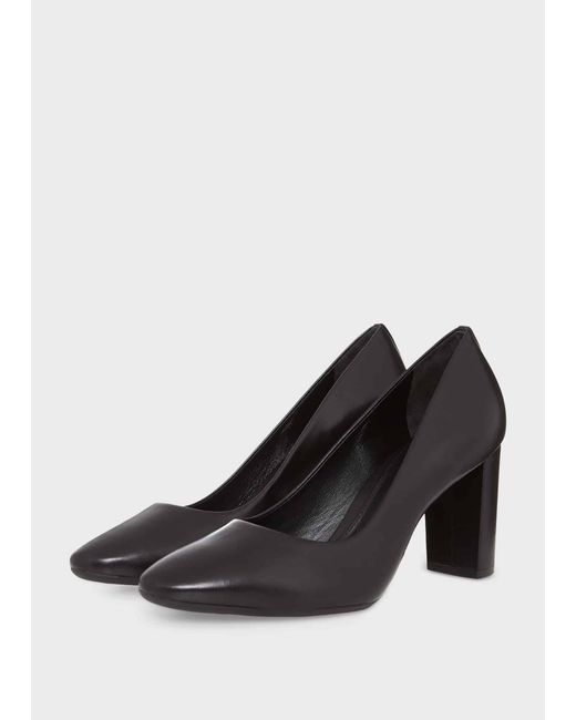 Hobbs Black Sheri Court Shoes