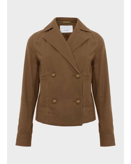 Hobbs Brown Prior Cotton Jacket