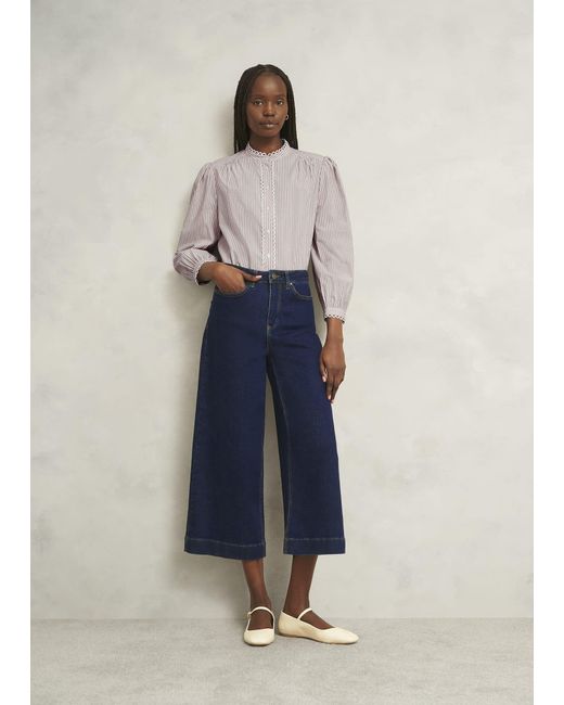 Hobbs Blue Brinley Crop Jeans