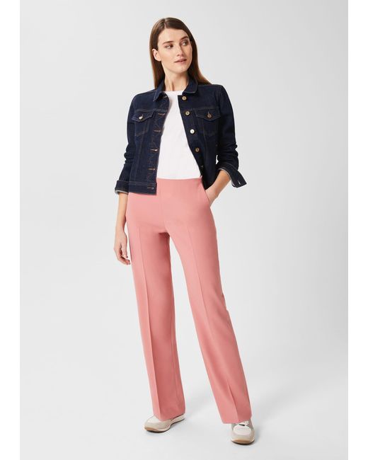 Hobbs Red Rozi Trousers