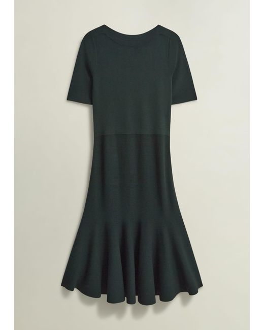 Hobbs Blue Abbie Knitted Dress