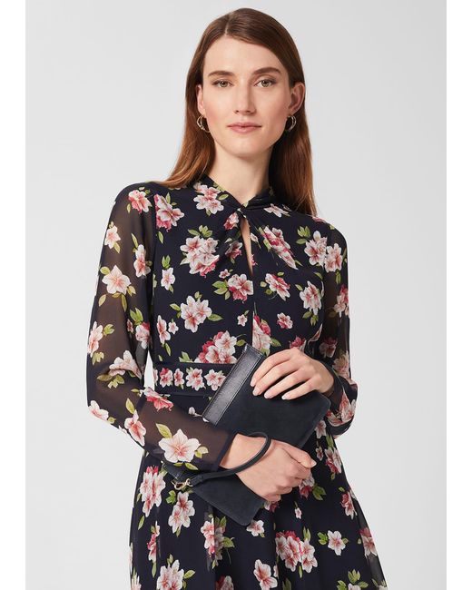 Hobbs Black Lundy Wristlet