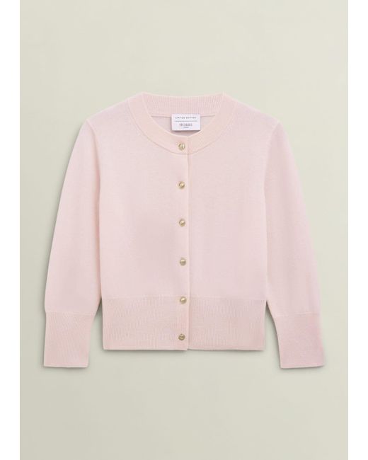 Hobbs Natural Tresco Wool Cashmere Cardigan