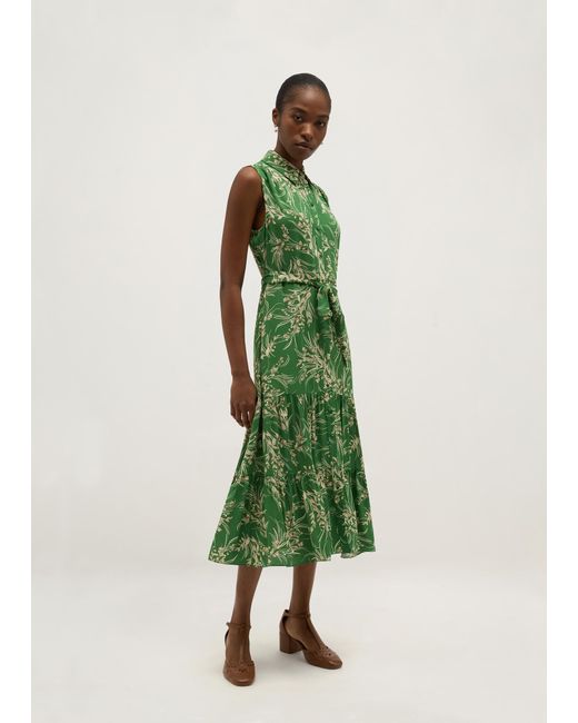 Hobbs Green Petite Thea Dress
