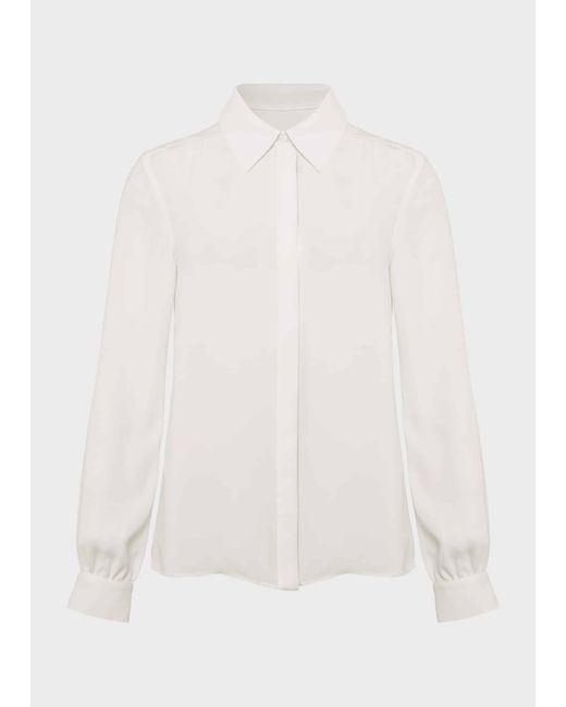 Hobbs White Keston Blouse