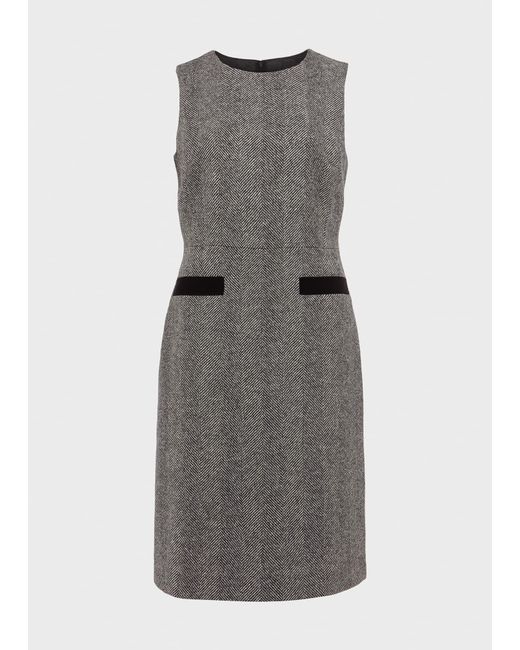 Hobbs Black Lucia Wool Dress