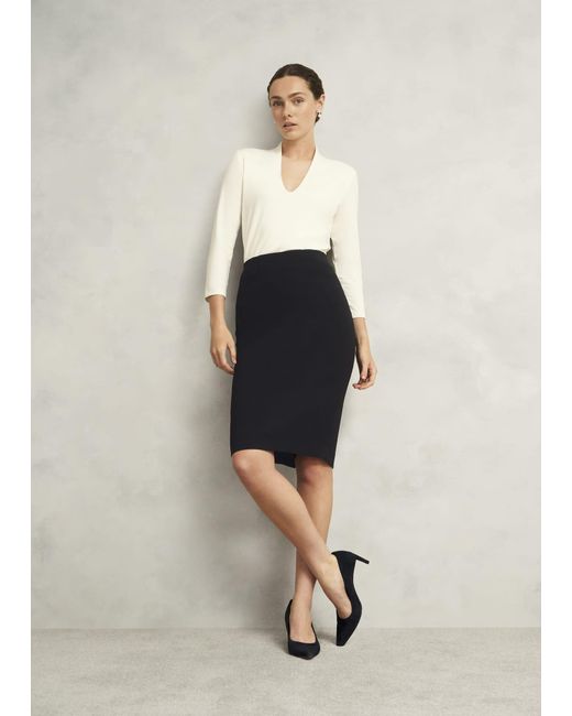 Hobbs White Petite Rae Skirt