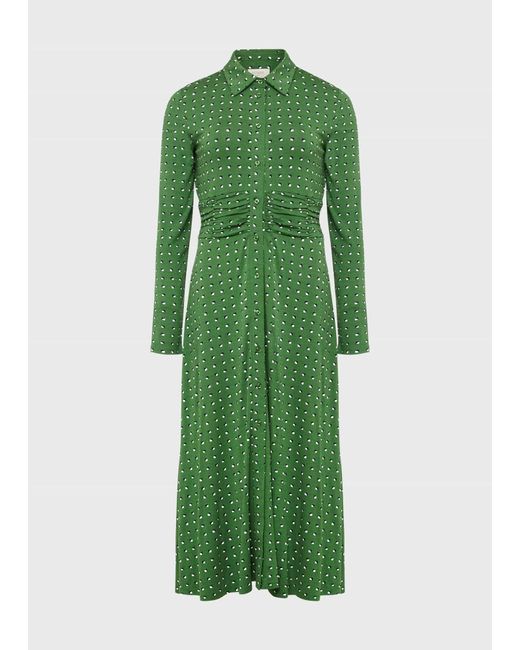 Hobbs Green Petite Nadina Dress