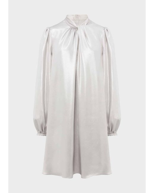 Hobbs White Alexandria Dress