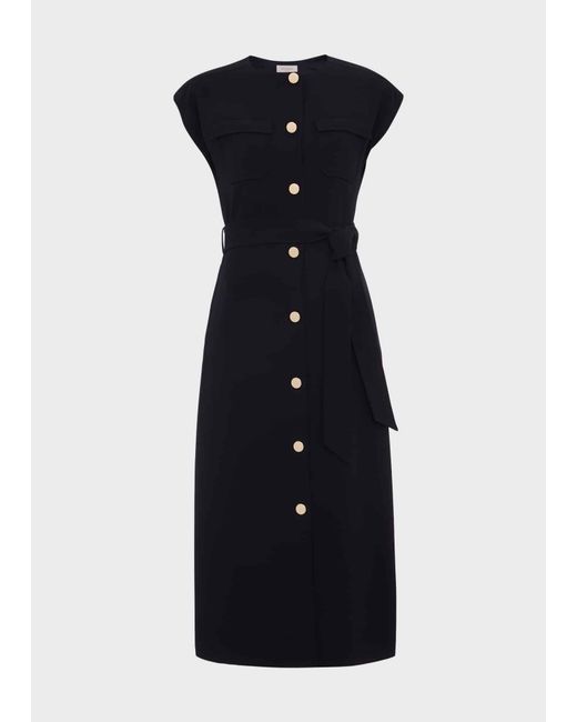 Hobbs Black Tania Shirt Dress