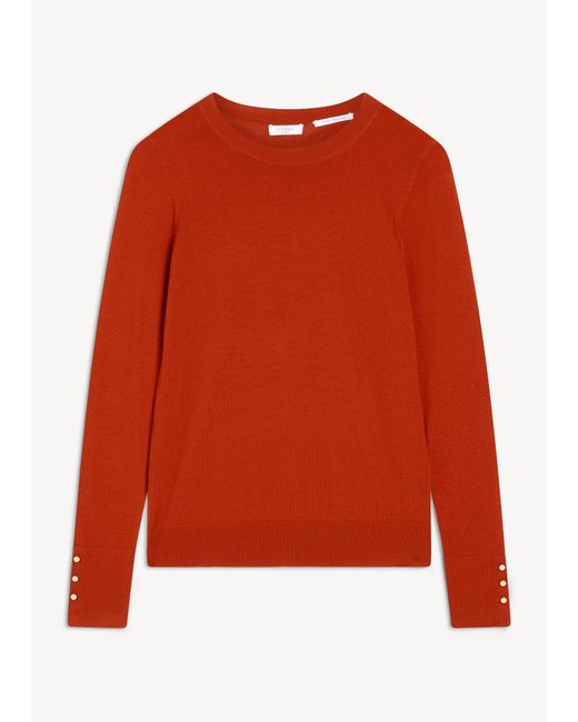 Hobbs Red Penny Merino Jumper