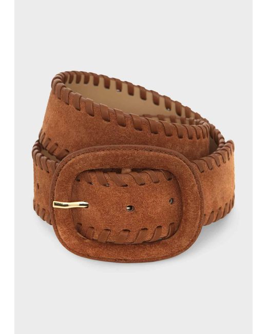 Hobbs Blue Savannah Leather Belt