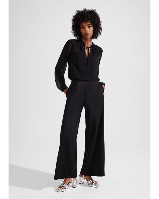 Hobbs Black Guiliana Trouser