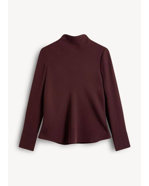 Hobbs Red Cordelia Blouse