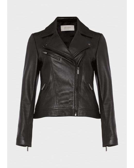 Hobbs Red Petite Dakota Leather Jacket